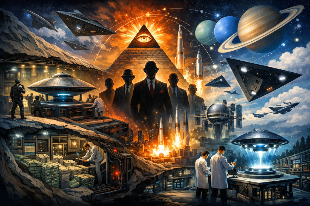 The Hidden Architecture of a Secret Space Program: UFO Technology, Black Budgets, and Planetary Timing